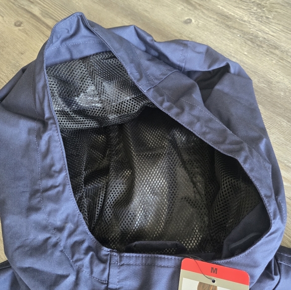 Hunter Navy Water-Resistant Cotton Smock Jacket 🌧️ Size M NWT - Picture 9 of 14
